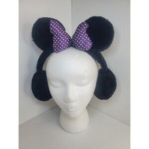 Minnie Mouse Ear Muffs Bow Disney Womens Purple Bow Disney Parks